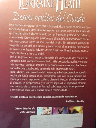 Lote Lorraine Heath. Novela romántica