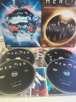 Serie Héroes DVD Temporadas 1, 2 y 3