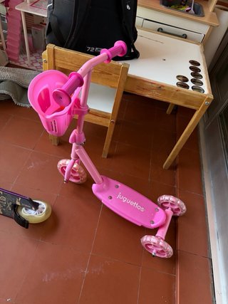 Bicicleta de equilibrio y patinete
