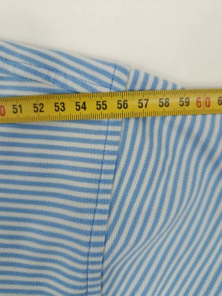 Polo Tommy Hilfiger Rayas Celeste Talla XL