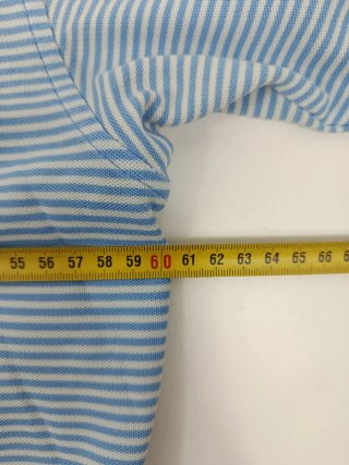 Polo Tommy Hilfiger Rayas Celeste Talla XL