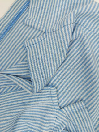 Polo Tommy Hilfiger Rayas Celeste Talla XL