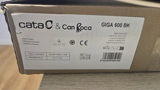 Placa de inducción negra