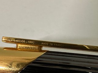Bolígrafo Cartier Cougar 1992 oro
