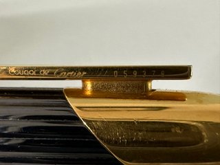 Bolígrafo Cartier Cougar 1992 oro