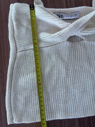 Top beige mujer