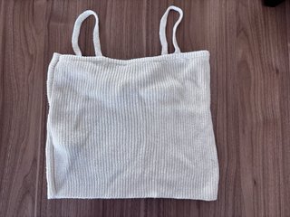 Top beige mujer