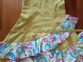 Vestido Sevillana Carmen Osorno color pistacho