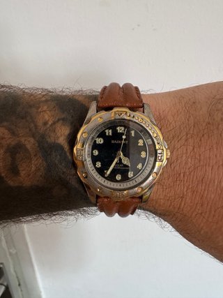 Reloj Radiant Solar Marrón y Negro