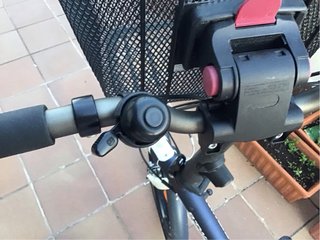 Bicicleta plegable Btwin con cesta
