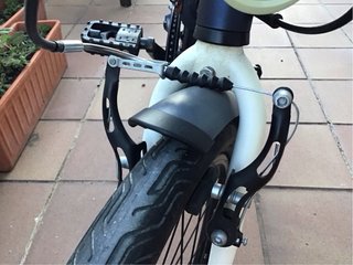 Bicicleta plegable Btwin con cesta