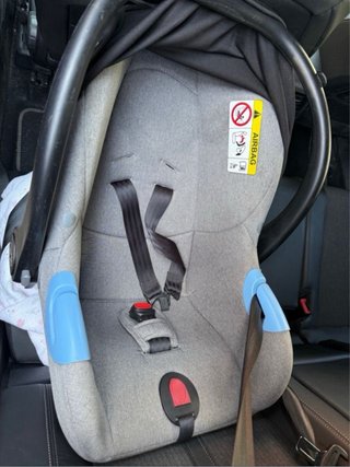 Carrito bebé 3 en 1 ligero gris