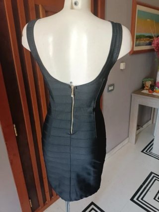 Vestito Tubino Bandage Scollo Tondo
