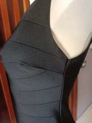 Vestito Tubino Bandage Scollo Tondo