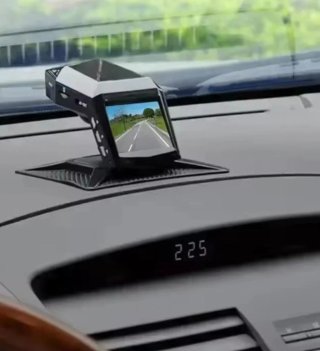 Cámara dashcam con pantalla coche