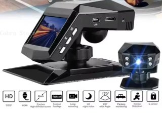Cámara dashcam con pantalla coche