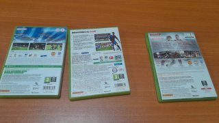 Lote XBOX 360: FIFA 13, PES 2010, PES 2014