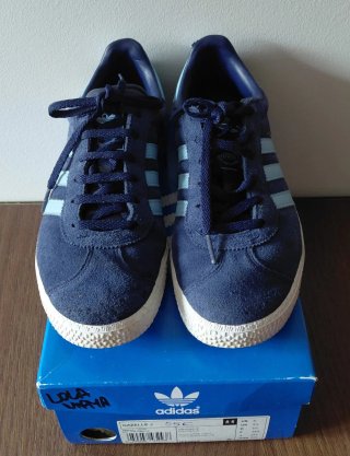 Zapatillas Adidas Gazelle J Azul Marino