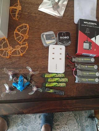 Pack Dron 4k + tinywhoop + gafas + radiomaster...