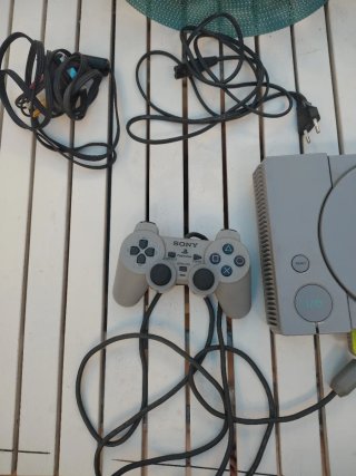 PlayStation 1 Sony Gris
