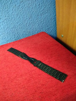 Correa de reloj negra