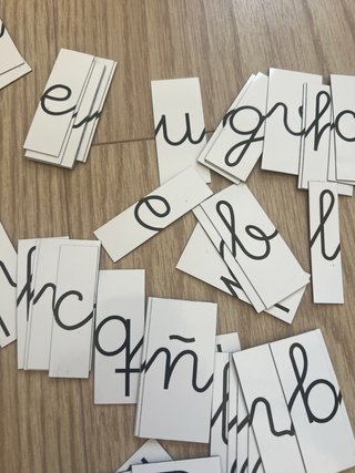 Juego de letras imantadas