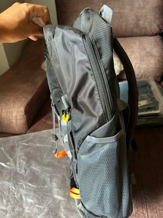Mochila The North Face Negra y Naranja 50L