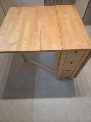 Mesa plegable IKEA Norden abedul