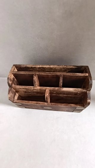 Organizador de escritorio de madera