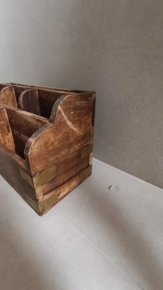 Organizador de escritorio de madera