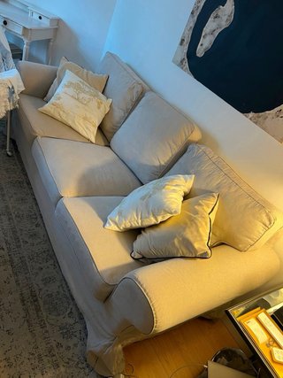 Sofá IKEA beige tela