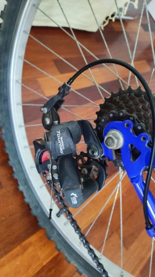 Bicicleta Connor XC 500 amarilla y azul
