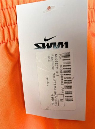 Costume da bagno Nike arancione