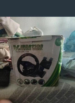 Volante Vibración PS3/PS2/PC USB