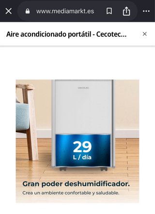 Aire Acondicionado Portátil Cecotec
