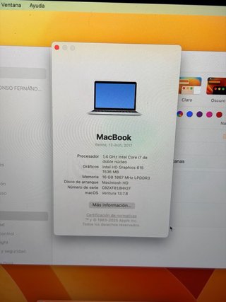 MacBook 12 Retina i7 16GB RAM 512GB SSD