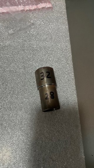 Adaptador reductor tubo escape moto 32-28