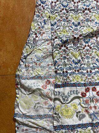 Vestido largo estampado