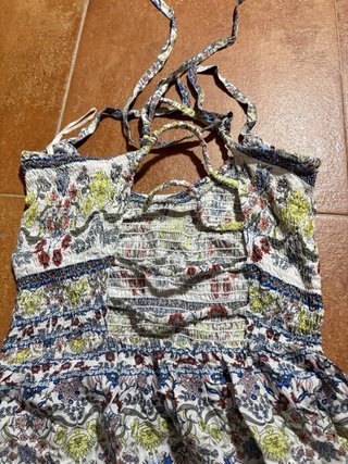 Vestido largo estampado
