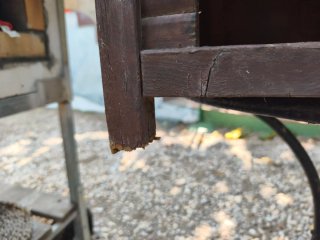 Caseta para perro de madera