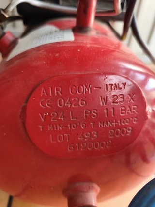 Compresor de aire MPC rojo