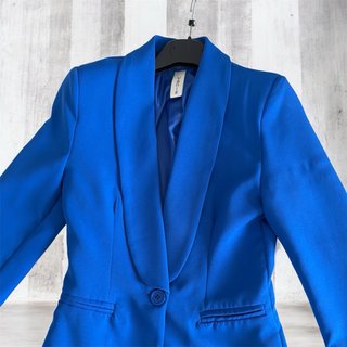 Tailleur blu elettrico taglia S
