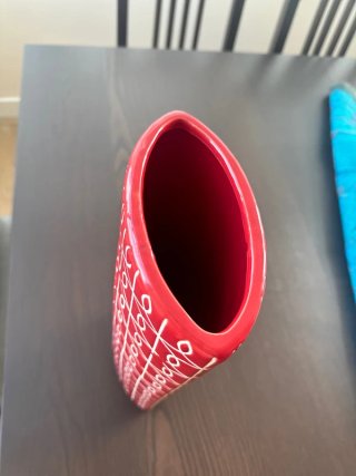 Jarro/Vaso decorativo Vermelho - Area