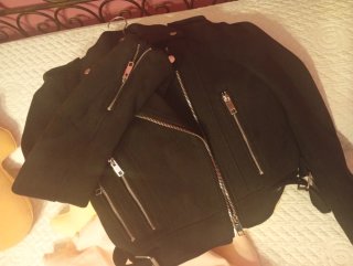 Chaqueta Zara Negra Mujer