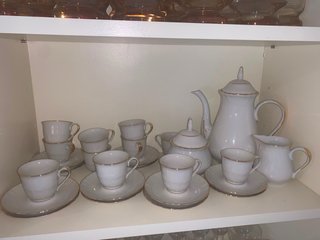 Juego de café de porcelana italiana