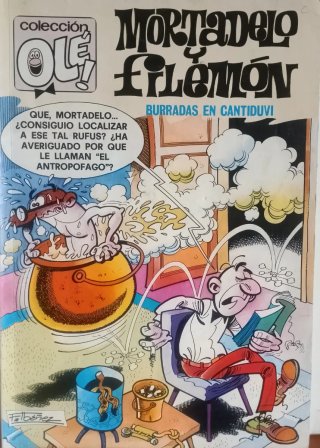 LOTE 5 TEBEOS  OLE MORTADELO Y FILEMON.EN ACCION.