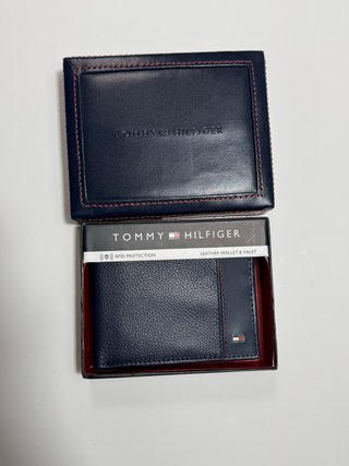 Cartera Tommy Hilfiger Piel Azul RFID