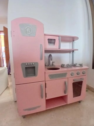 Cocinita Cocina de juguete KidKraft rosa