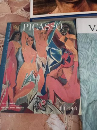 Set 6 libri arte: Picasso, Vangogh, Grünewald...