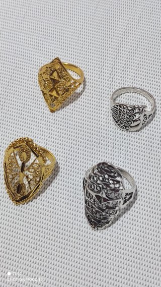 Lote 4 Anillos Filigrana Lanzadera